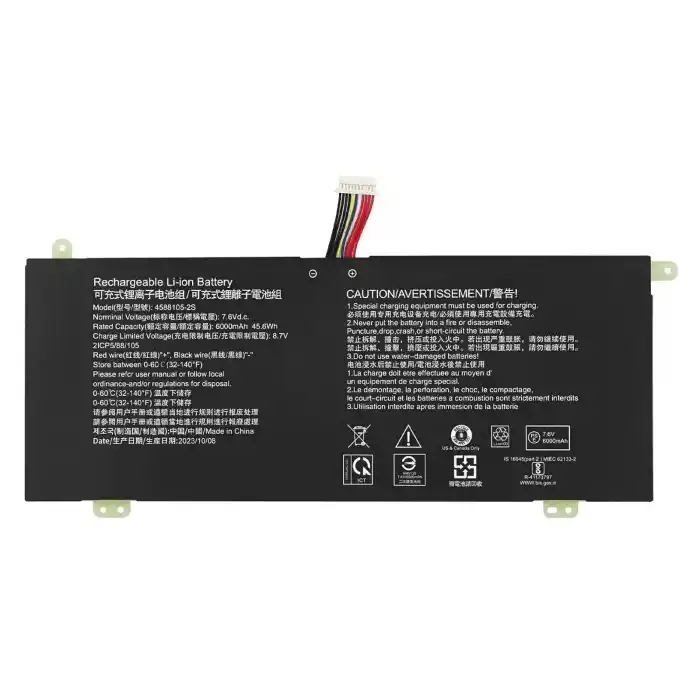 RETRO Toshiba Dynabook Satellite Pro C40-G, 4588105-2S Notebook Bataryası