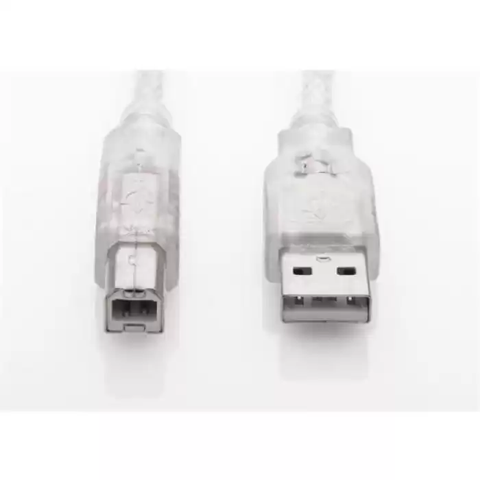 S-LINK SL-U2005  5m Şeffaf USB2.0 Yazıcı Kablosu
