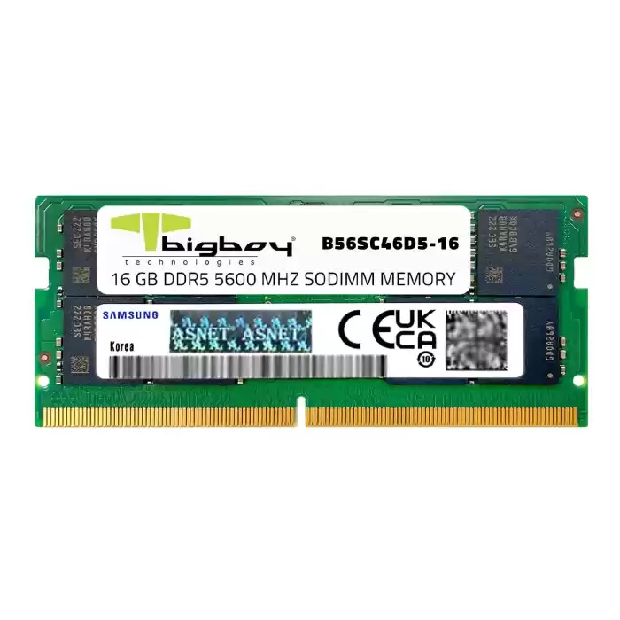 Samsung Bigboy Sodimm 16 GB DDR5 5600MHz CL46 Notebook Ram