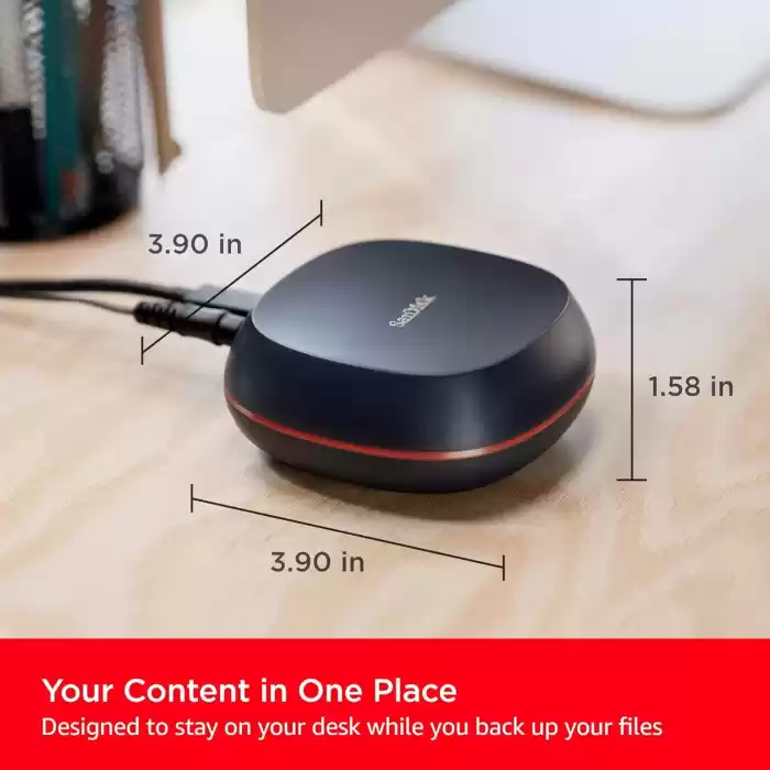 SanDisk Desk Drive - 4 TB 1000MB/S USB 3.2 Gen2 Harici SSD SDSSDT40-4T00-EM25