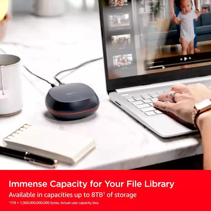SanDisk Desk Drive - 4 TB 1000MB/S USB 3.2 Gen2 Harici SSD SDSSDT40-4T00-EM25