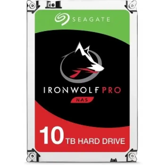 SEAGATE ST10000NT001 IRONWOLF PRO 3.5 10TB 7200rpm 256mb Sata 7/24 NAS Harddisk