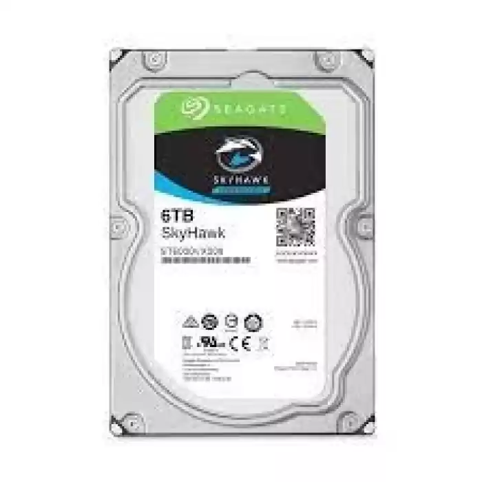 SEAGATE ST6000VX009 SKYHAWK 3.5 6TB 256mb SATA (TR Seagate Garantili) 7/24 Harddisk