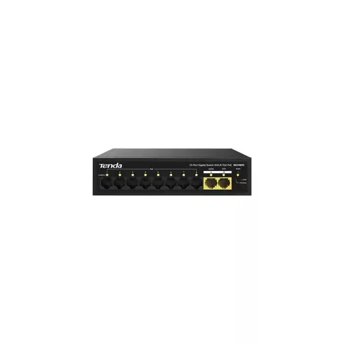 TENDA SG110PC 10PORT GIGABIT 10/100/1000 POE+ SWITCH