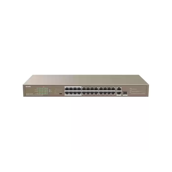 TENDA TEF1126P-24-250W 24FE PoE Port (250W), 1GE Uplink, 1xCombo SFP Switch