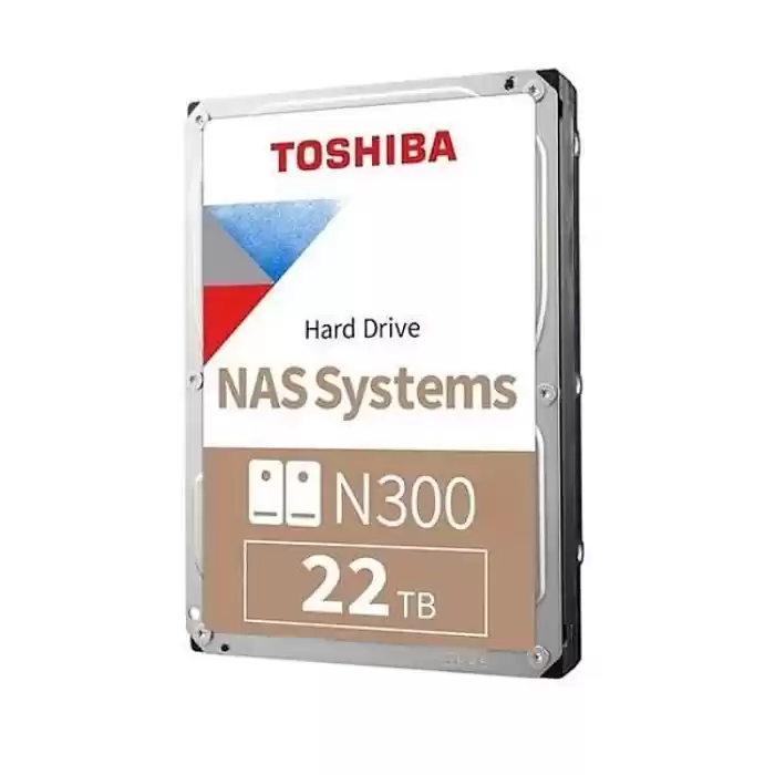 TOSHIBA HDWG62CUSZVA N300 3.5 22TB 7200rpm 512MB Sata 7/24 NAS Harddisk