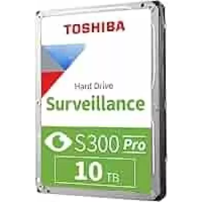 TOSHIBA MD10ADA10TV S300 PRO 3.5 10TB 7200rpm 512MB SATA 7/24 Harddisk