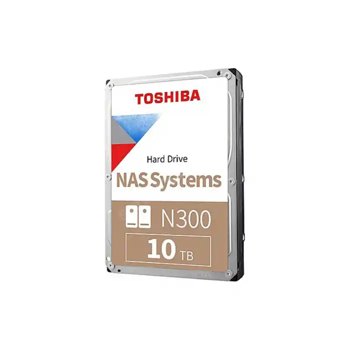 TOSHIBA N300 10 TB N300 7200RPM SATA3  512MB 7/24  1-8  Yuvalı Nas için