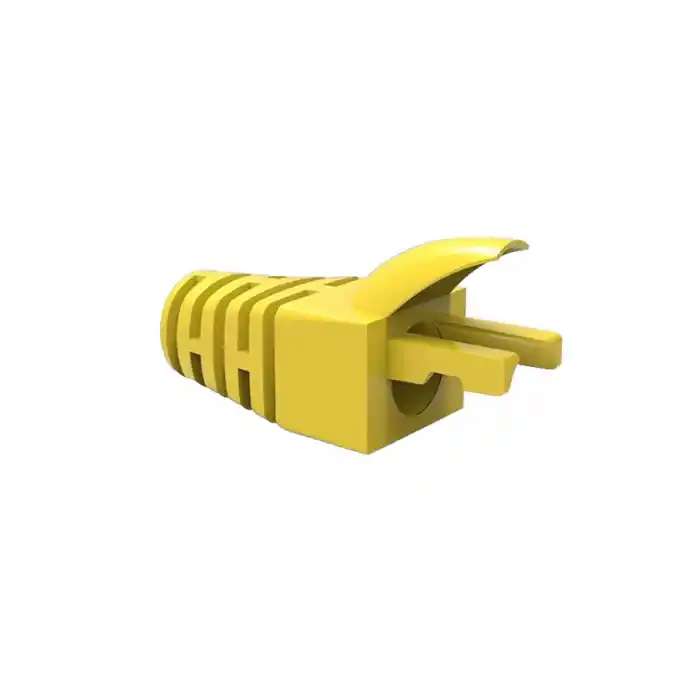 TRKLink PVC RJ45 BOOTS KONNEKTÖR SARI JACK KILIFI 50 li PAKET