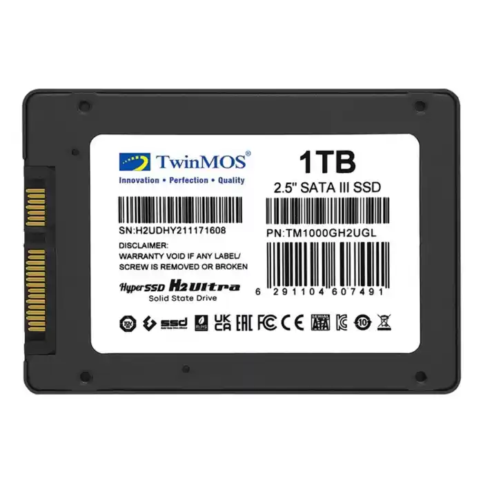 TwinMOS 1TB 2,5 SATA3 SSD 580Mb-550Mb/s  3DNAND