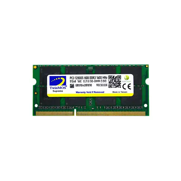 TwinMOS Sodimm 4 GB 1600MHz 1.35V Low Voltage DDR3  Notebook Ram
