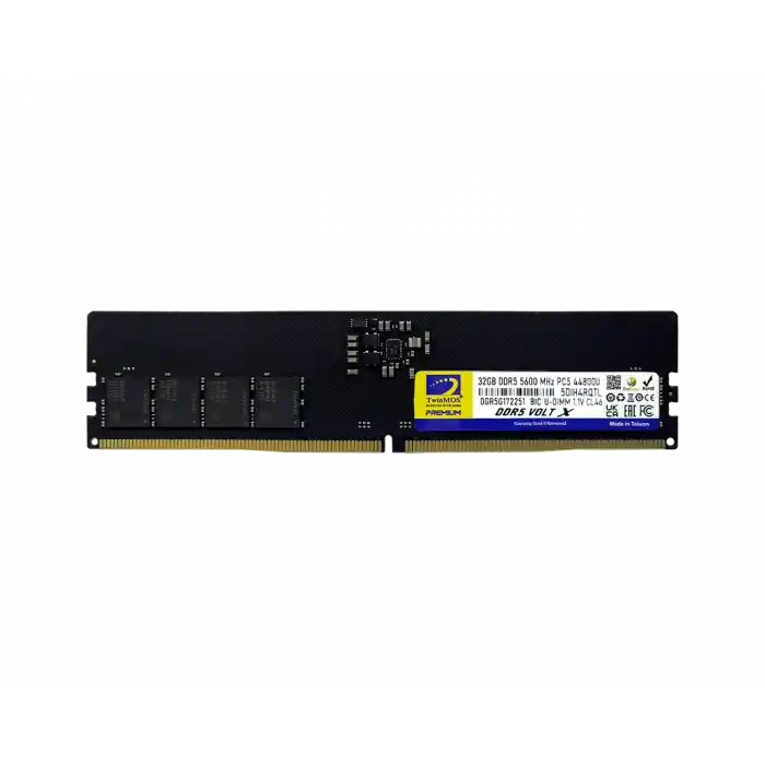 TWINMOS TMD532GB5600U46WO 32GB (Tek Parça) DDR5 5600MHz (Soğutuculu) + CL46 PC Bellek