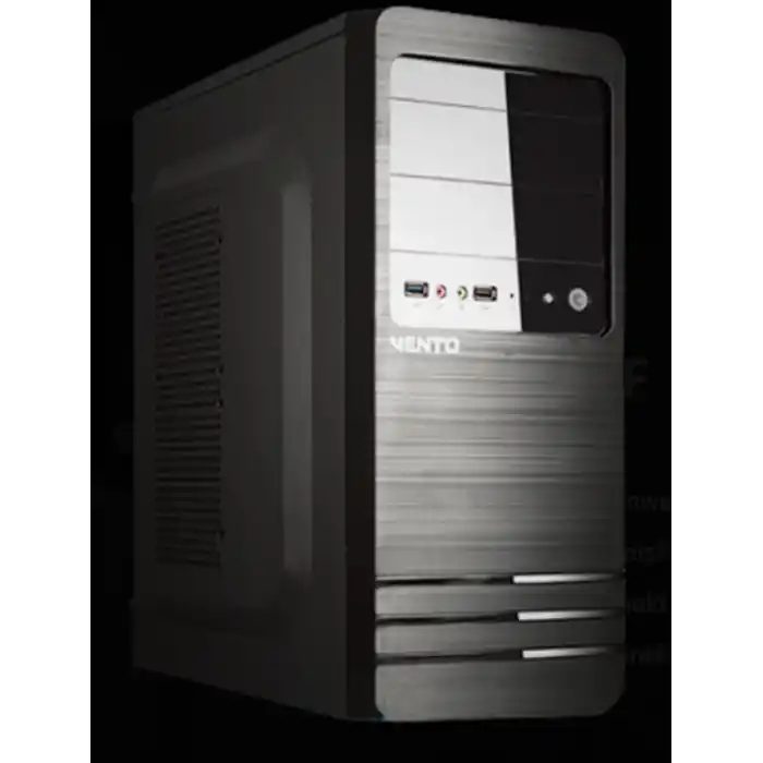 VENTO VS114F 500W Siyah Mid Tower ATX Kasa