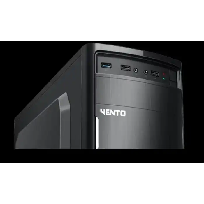 VENTO VS115F 300W Peak Siyah Mid Tower ATX Kasa