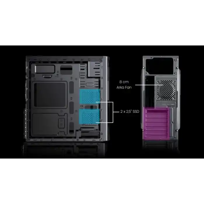 VENTO VS115F 350W MIDI TOWER ATX KASA