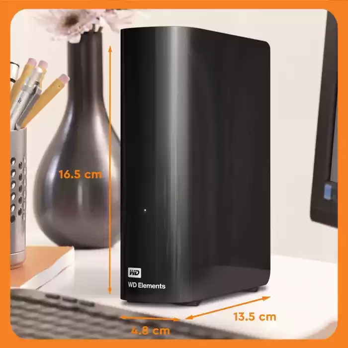 Western Digital Elements Desktop WDBWLG0100HBK USB 3.0 3.5 10 TB Harici Harddisk