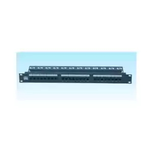 24 Port Cat6 UTP Patch Panel Dolu