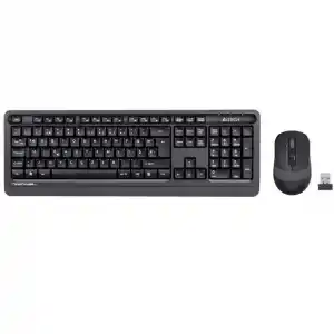 A4 TECH FG1010 F Türkçe Kablosuz (F KLAVYE) Gri 2000dpi Klavye+ Mouse