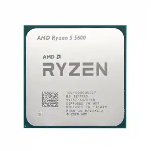 AMD Ryzen 5 5600 3.5GHz TRAY 32MB AM4 (65W) NOVGA, Fansız