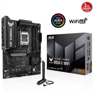 ASUS TUF GAMING B850-E WIFI B850 DDR5 (Vga Yok) GLan 2.5G ATX HD DP TYPE-C M2 WIFI BT AM5 AMD Anakart