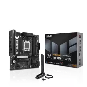 ASUS TUF GAMING B850M-E WIFI B850M DDR5 (Vga Yok) GLan 2.5G mATX HD DP TYP-C M2 WIFI BT AM5 AMD Anakart