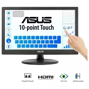 ASUS VT168HR 15.6 Dokunmatik 5ms 60Hz 1366x768 HD VGA HDMI (Vesa) 10 Parmak Siyah Monitör