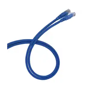 Cat6 U/UTP Patch Cord LSZH 0,5m Mavi