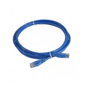 Cat6 U/UTP Patch Cord LSZH 5m Mavi