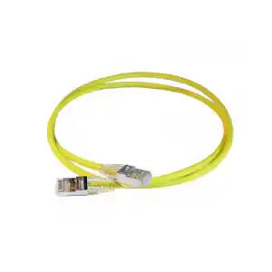 Cat6A S/FTP HD Patch Cord LSZH 1m Sarı