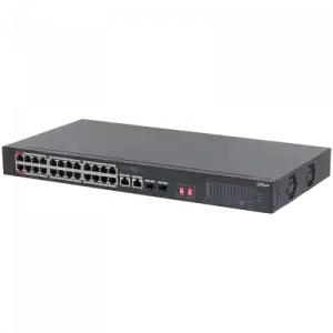 DAHUA S3226-24ET-240 24 PORT 24XFE-2XGE-2X1GE/SFP 240W POE SWİTCH