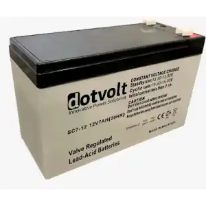 DOTVOLT SC 7 12V 7AH Kuru Tip UPS+Güvenlik Aküsü