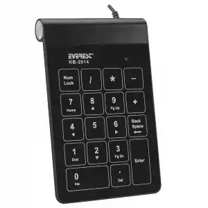 EVEREST KB-2014 Siyah Dokunmatik Numerik Standart USB Klavye