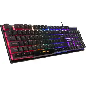 Everest KB-24 Siyah Rainbow Q Membrane Oyuncu Klavyesi