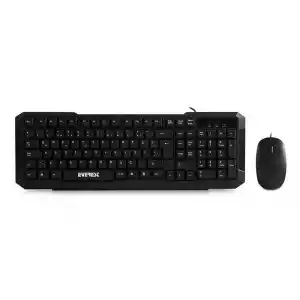 EVEREST KM-515 Q Türkçe USB Siyah Combo Klavye+ Mouse