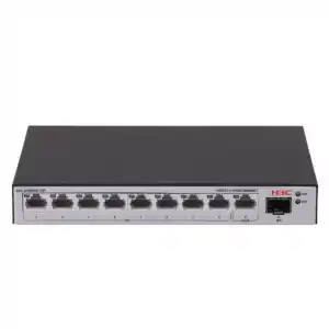 H3C Aolynk S1600V2-10P-HPWR 8GE PoE+ (125W), 1x GE, 1xSFP Metal Yönetilebilir Sw