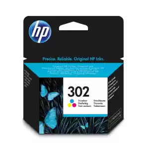 HP F6U65AE CMY Renkli Mürekkep Kartuş (302)