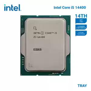 INTEL Raptor Lake i5-14400 Tray VGAlı, Fansız 10C 2,50/4.70Ghz 20MB LGA1700
