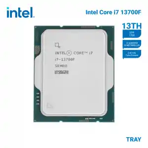 INTEL Raptor Lake i7-13700F Tray VGAsız Fansız 16 Core 2,1/5.4GHz 30MB LGA1700