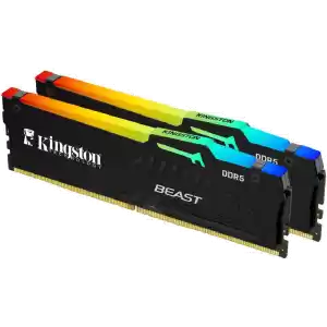 KINGSTON KF556C36BBEAK2-64TR 64GB (2x32) DDR5 5600MHz Beast RGB Expo PC Bellek