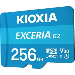 KIOXIA 256GB EXCERIA G2 MICRO SDXC U1 V30 4K 100/50