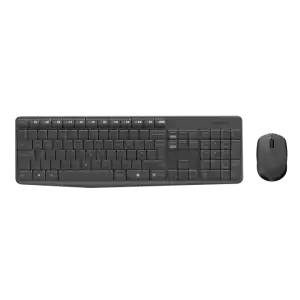 LOGITECH MK235 Kablosuz Klavye Mouse MM Set Siyah (920-007925)
