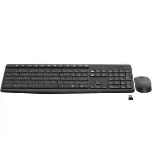 LOGITECH MK235 Q Türkçe Kablosuz Siyah Klavye+ Mouse