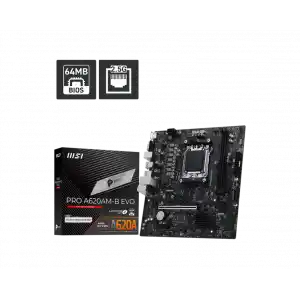 MSI PRO A620AM-B EVO AM5 DDR5 6800(OC) ANAKART