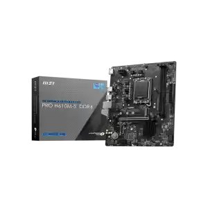 MSI PRO H610M-S DDR4 3200MHZ mATX 1700p