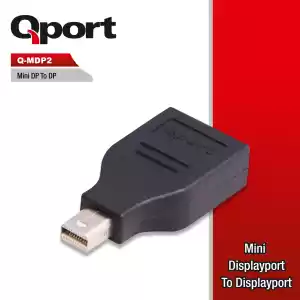 QPORT Q-MDP2 MINI DISPLAY PORT TO DISPLAY PORT CEVIRICI