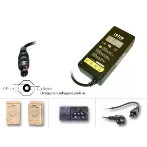 RETRO Dell 65W Pinli Sekizgen Uç Notebook Adaptör RNA-DL03