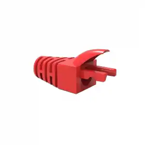 TRKLink PVC RJ45 BOOTS KONNEKTÖR  KIRMIZI JACK KILIFI 50 li PAKET