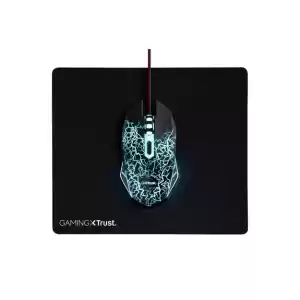 Trust 24752 Basic Mouse ve Mousepad-Siyh