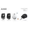 A4 TECH FB35C Bluetooth Kablosuz 2.4Ghz Gri Şarjlı Mouse