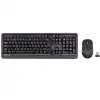 A4 TECH FG1010 F Türkçe Kablosuz (F KLAVYE) Gri 2000dpi Klavye+ Mouse